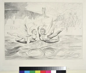 Der Kreis der korrupten Beamten: Die Teufel, die sich gegenseitig zerfleischen, Inferno, Gesang XXII, Illustration zur 